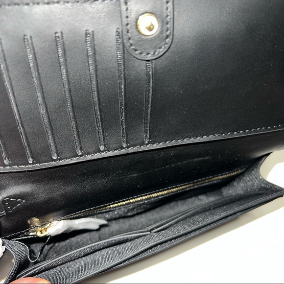 NWT ZAC Zac Posen Earthette Leather Wristlet Wallet - Picture 3 of 14